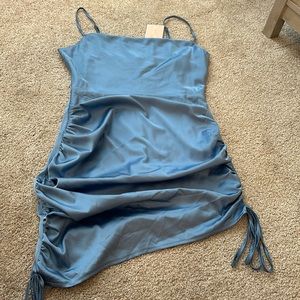 Missguided satin mini dress.